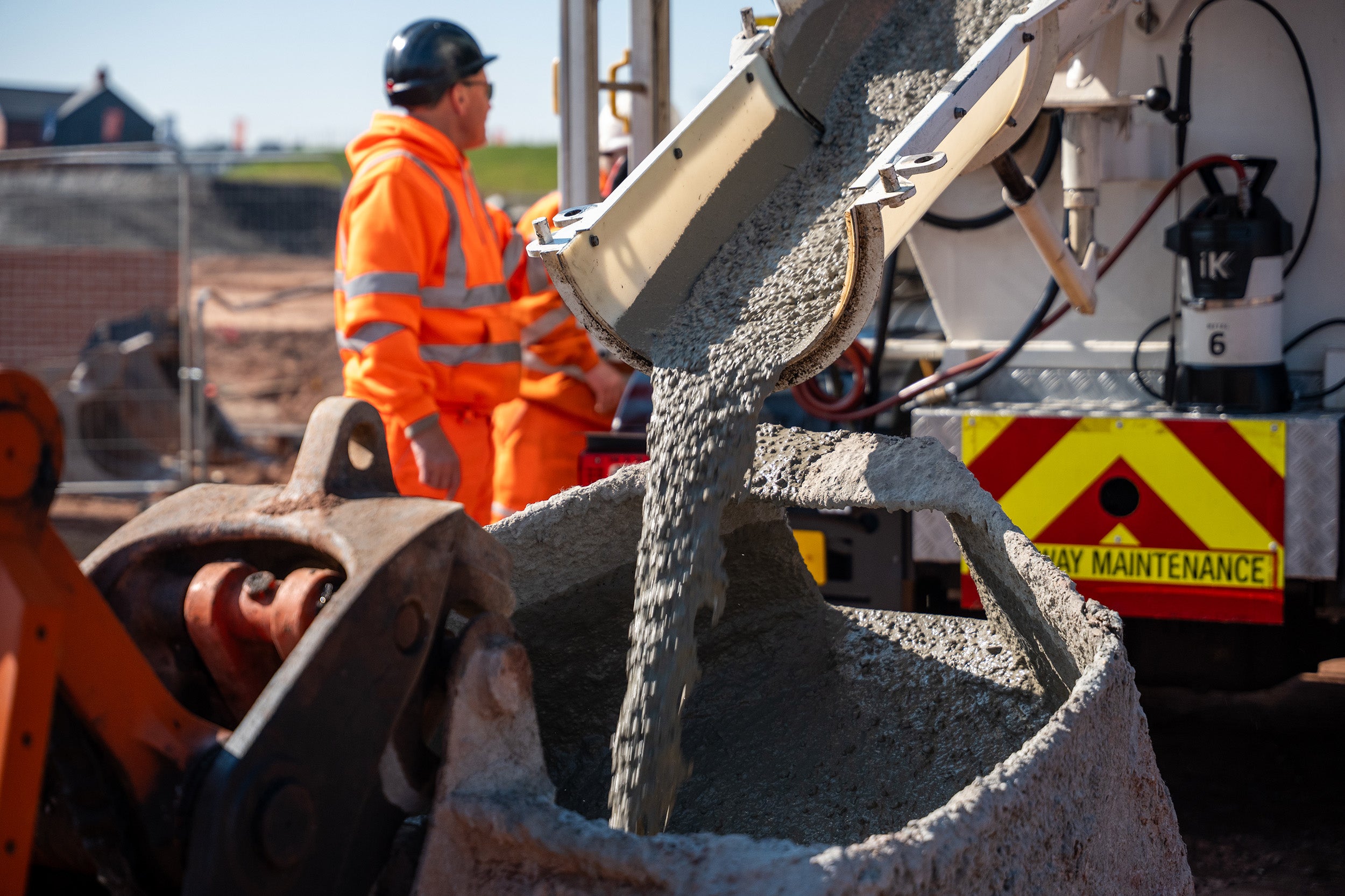 Rock Solid Concrete project - concrete pouring