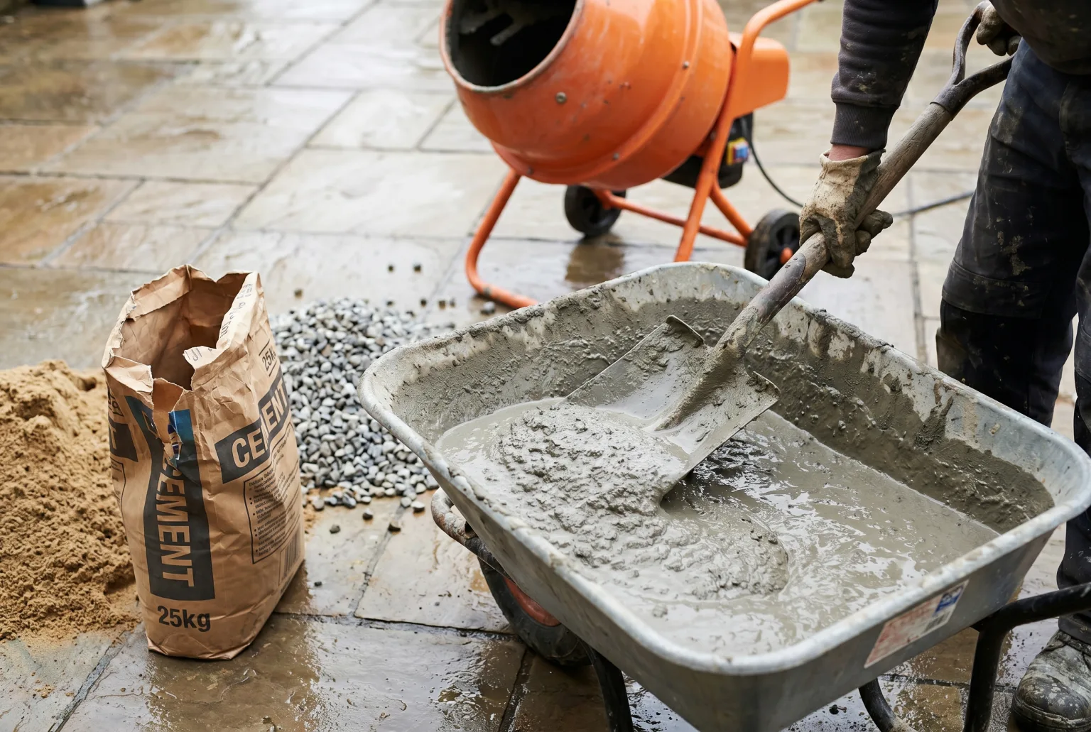 How to Mix Concrete: UK DIY Guide with Mix Ratios